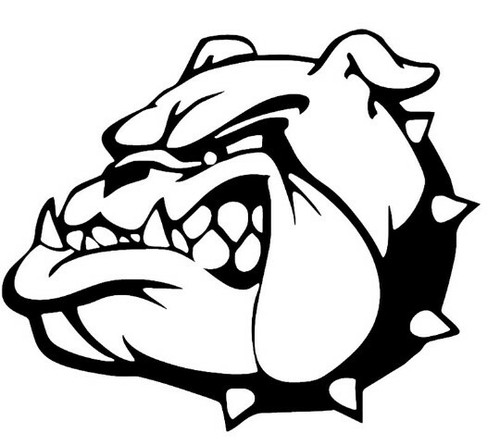 Decalcomania vinile bulldog - vinile,