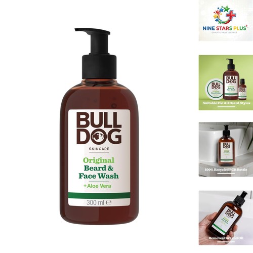 Lavaggio barba viso bulldog - e,