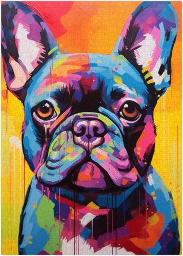 Puzzle volto bulldog - puzzle, di