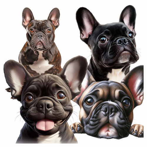 Adesivo bulldog francese - adesivo,