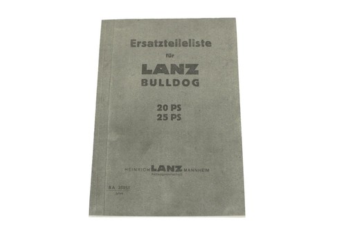Lista ricambi lanz - ricambi, bulldog