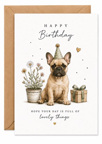 Biglietto compleanno bulldog - compleanno,